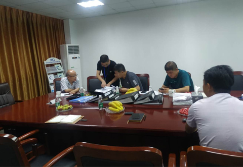 Customer visit-Warmly welcome Shandong Yuanqi New Power to visit our company